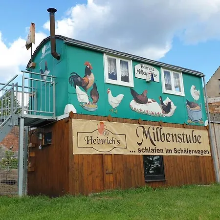 Campsite Heinrich's Schaeferwagen Milbenstube Walternienburg