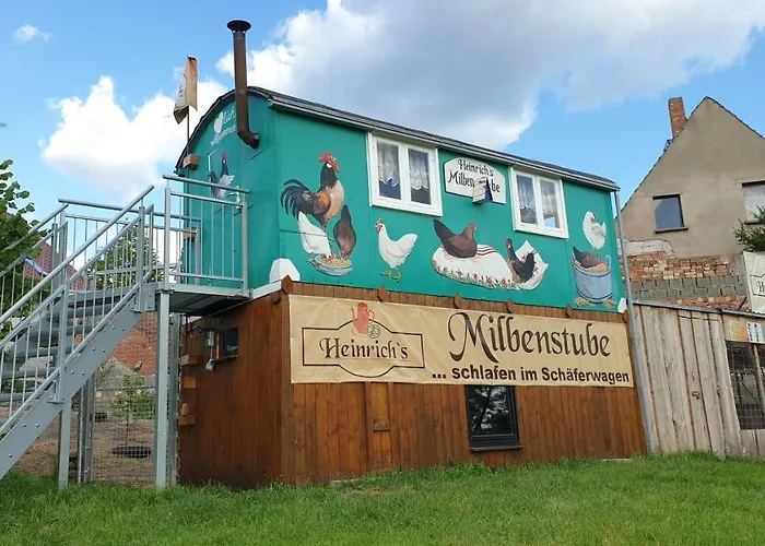 Campingplatz Heinrich's Schäferwagen Milbenstube Walternienburg
