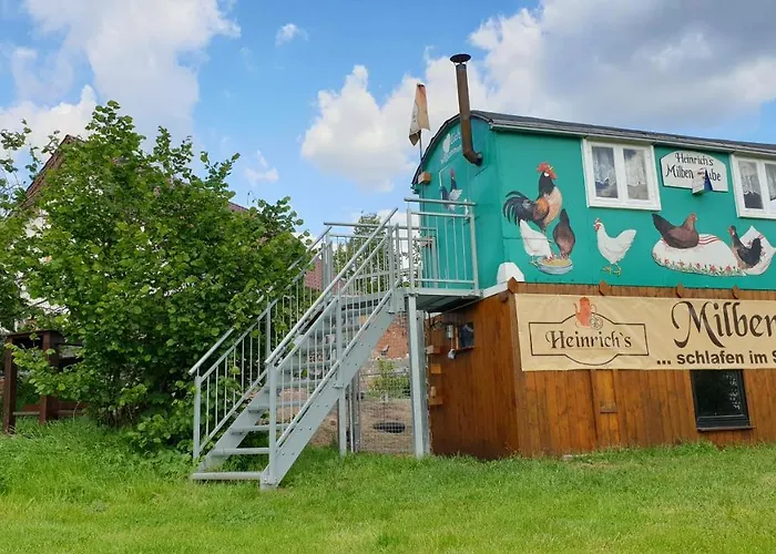 Campingplatz Heinrich's Schäferwagen Milbenstube